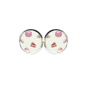 Sweet Treats Earrings - Macaron, Cheesecake
